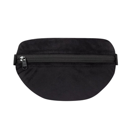 This is a New York Yankees MLB Velour Pin Black Waist Bag 4