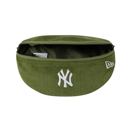 This is a New York Yankees MLB Cord Dark Green Waist Bag  5