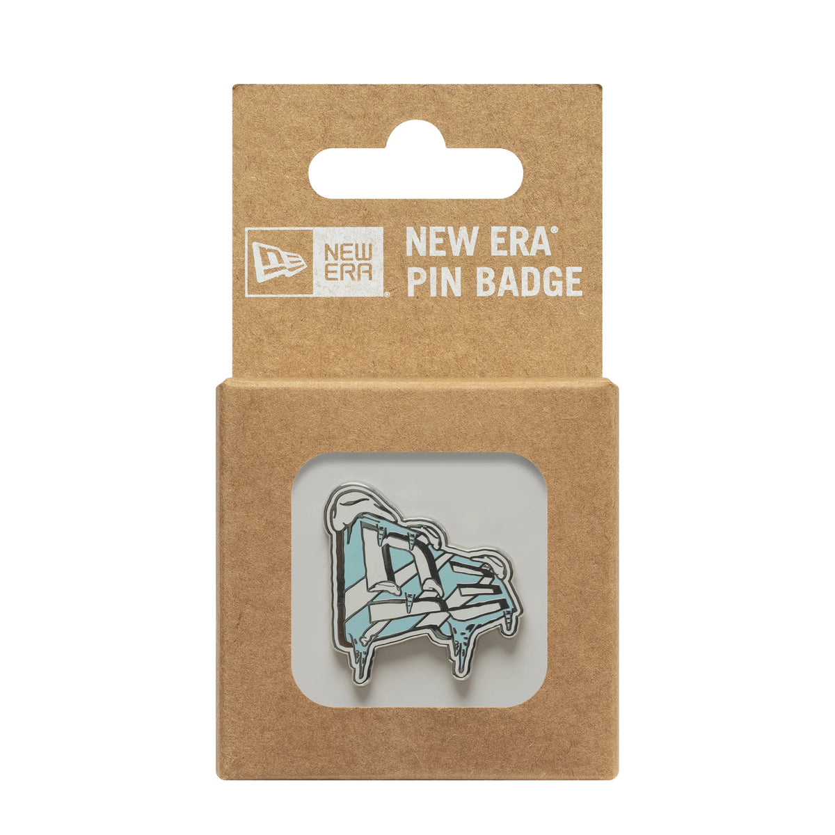 This is a  New Era Iced Flag Blue Pin Badge 3