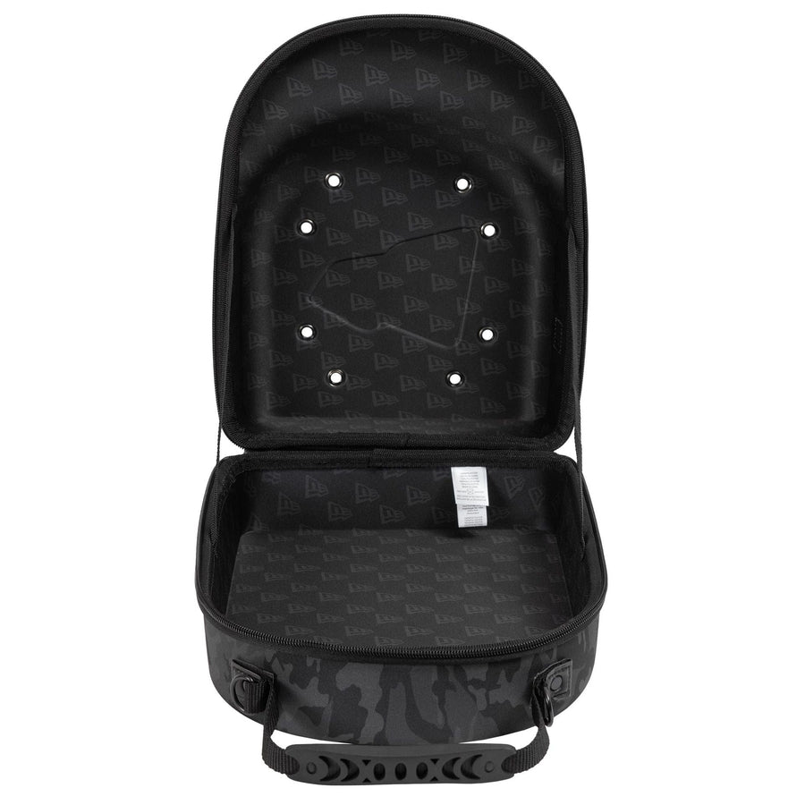 This is a  New Era Camo Black 6Pk 59FIFTY Cap Carrier  2