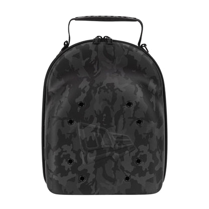 This is a  New Era Camo Black 6Pk 59FIFTY Cap Carrier  1
