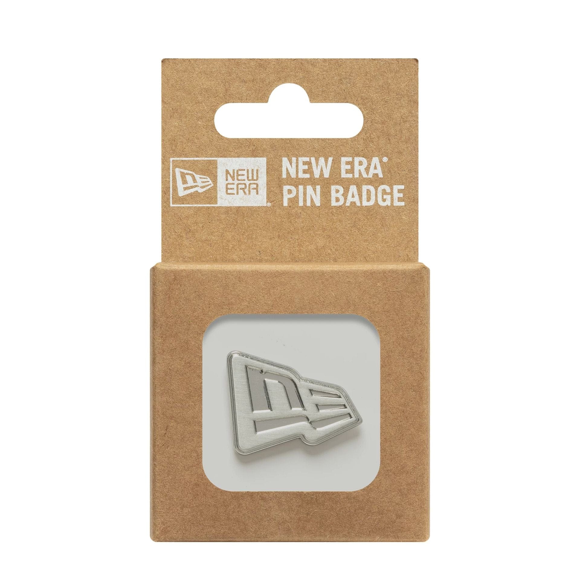 This is a  New Era Flag Silver Pin Badge  3