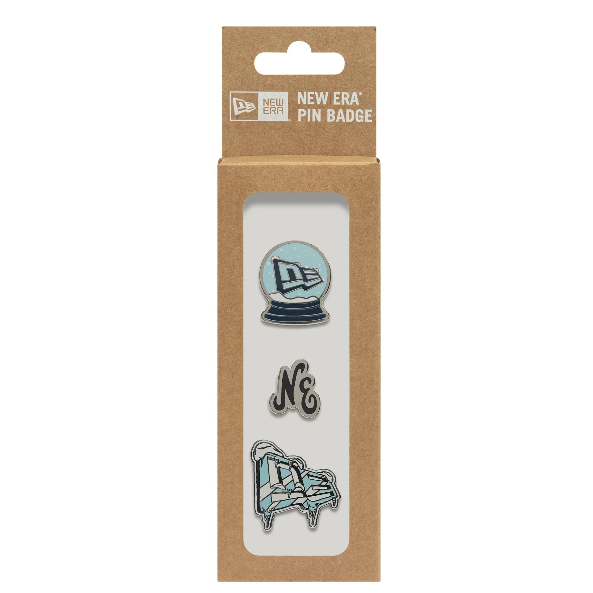 This is a  New Era 3 Pin Gift Set Multi Pin Badge  3