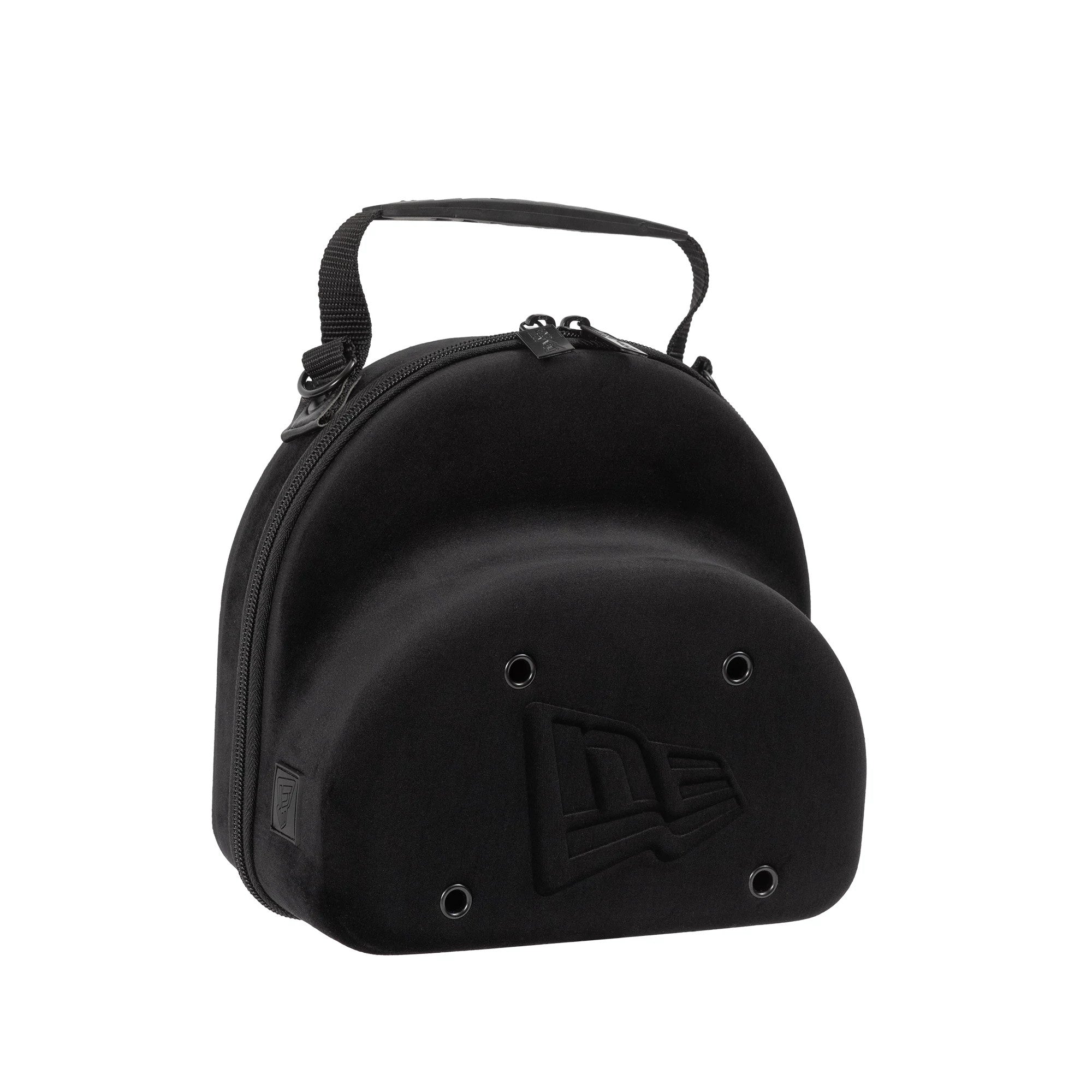 This is a  New Era Velour Black 2Pk 59FIFTY Cap Carrier 3
