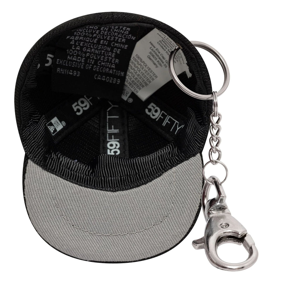This is a  New Era Mini Cap Black Key Chain  5