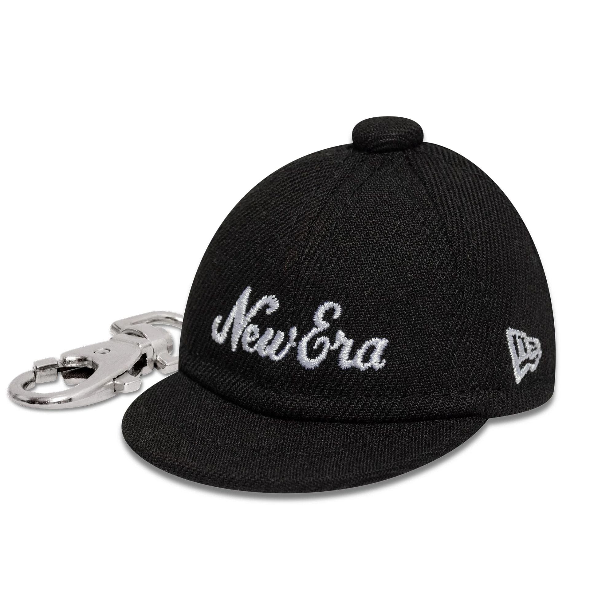This is a  New Era Mini Cap Black Key Chain  1