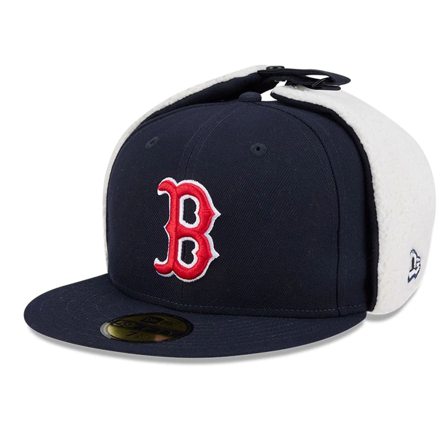 This is a Boston Red Sox MLB Classic Navy Dogear 59FIFTY Fitted Cap 1