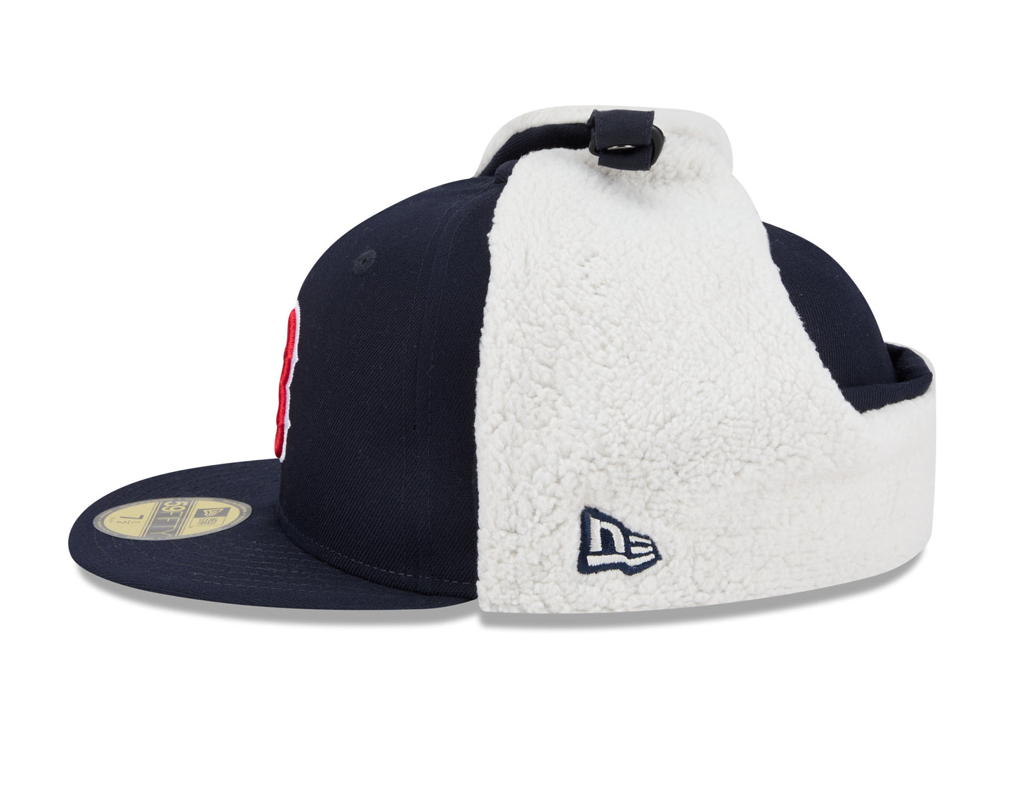 This is a Boston Red Sox MLB Classic Navy Dogear 59FIFTY Fitted Cap 6