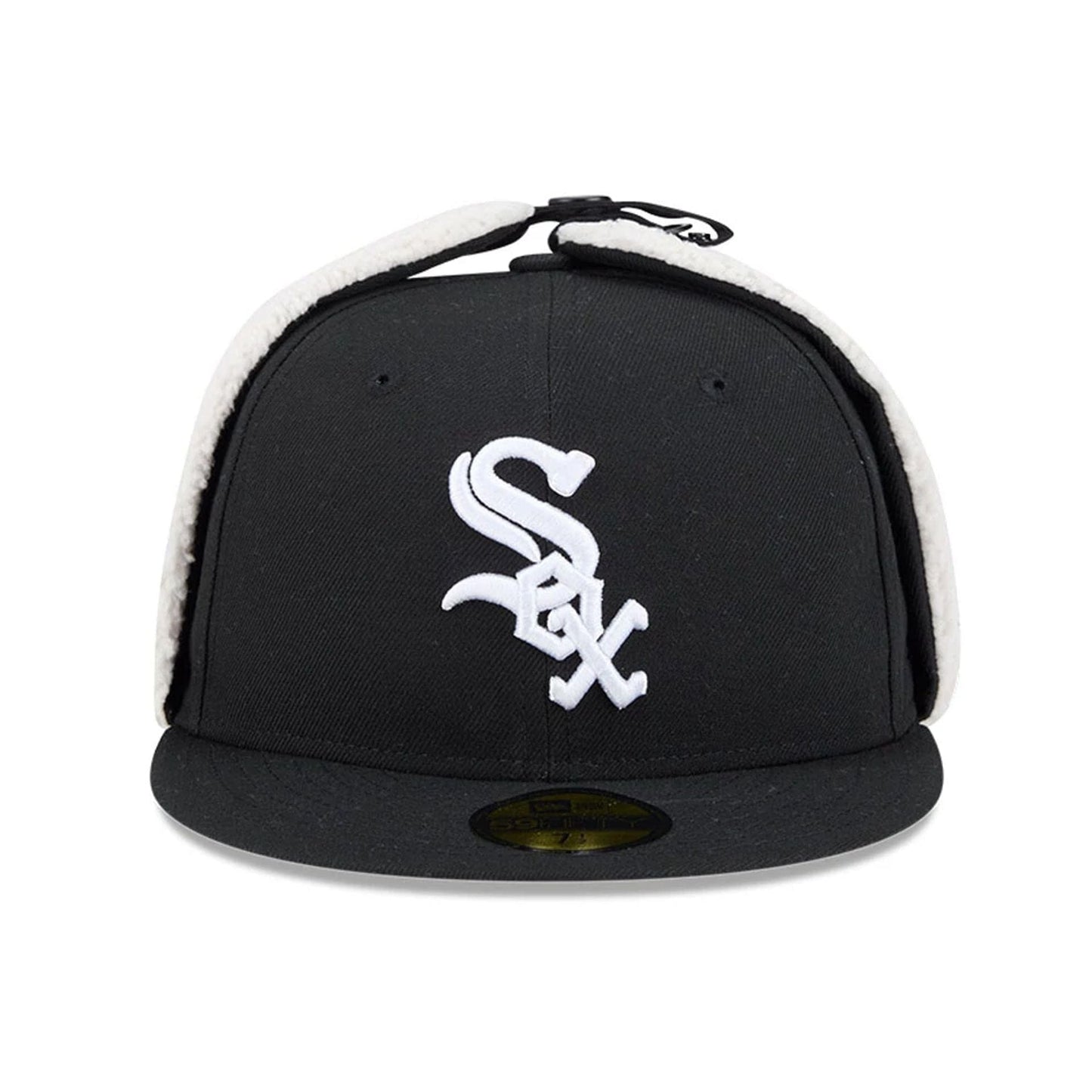 This is a Chicago White Sox MLB Classic Black Dogear 59FIFTY Fitted Cap 3