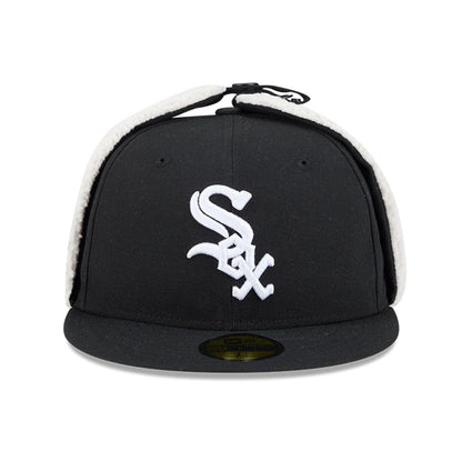 This is a Chicago White Sox MLB Classic Black Dogear 59FIFTY Fitted Cap 3