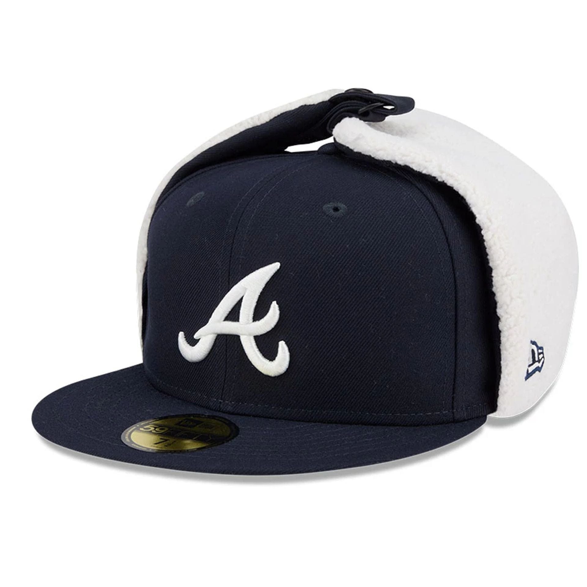Casquette 59FIFTY Fitted Dogear Atlanta Braves Bleu Marine