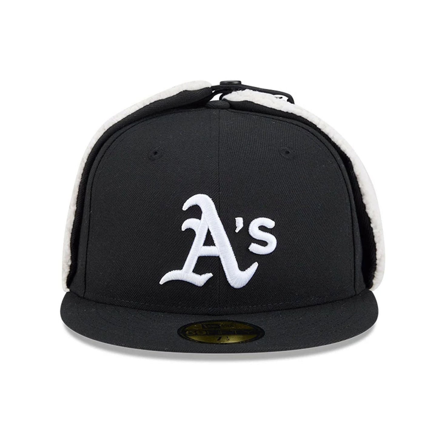 This is a Athletics MLB Classic Black Dogear 59FIFTY Fitted Cap 3