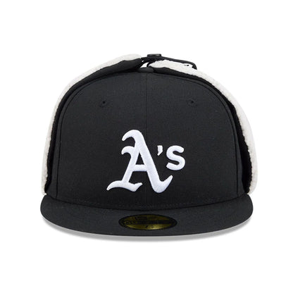 This is a Athletics MLB Classic Black Dogear 59FIFTY Fitted Cap 3