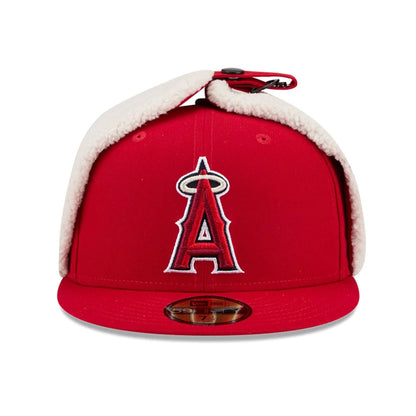 This is a LA Angels MLB Classic Red Dogear 59FIFTY Fitted Cap 3