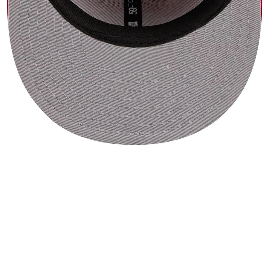 This is a LA Angels MLB Classic Red Dogear 59FIFTY Fitted Cap 2