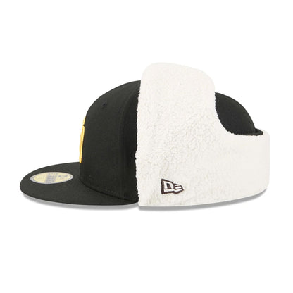 This is a San Diego Padres MLB Classic Black Dogear 59FIFTY Fitted Cap 6