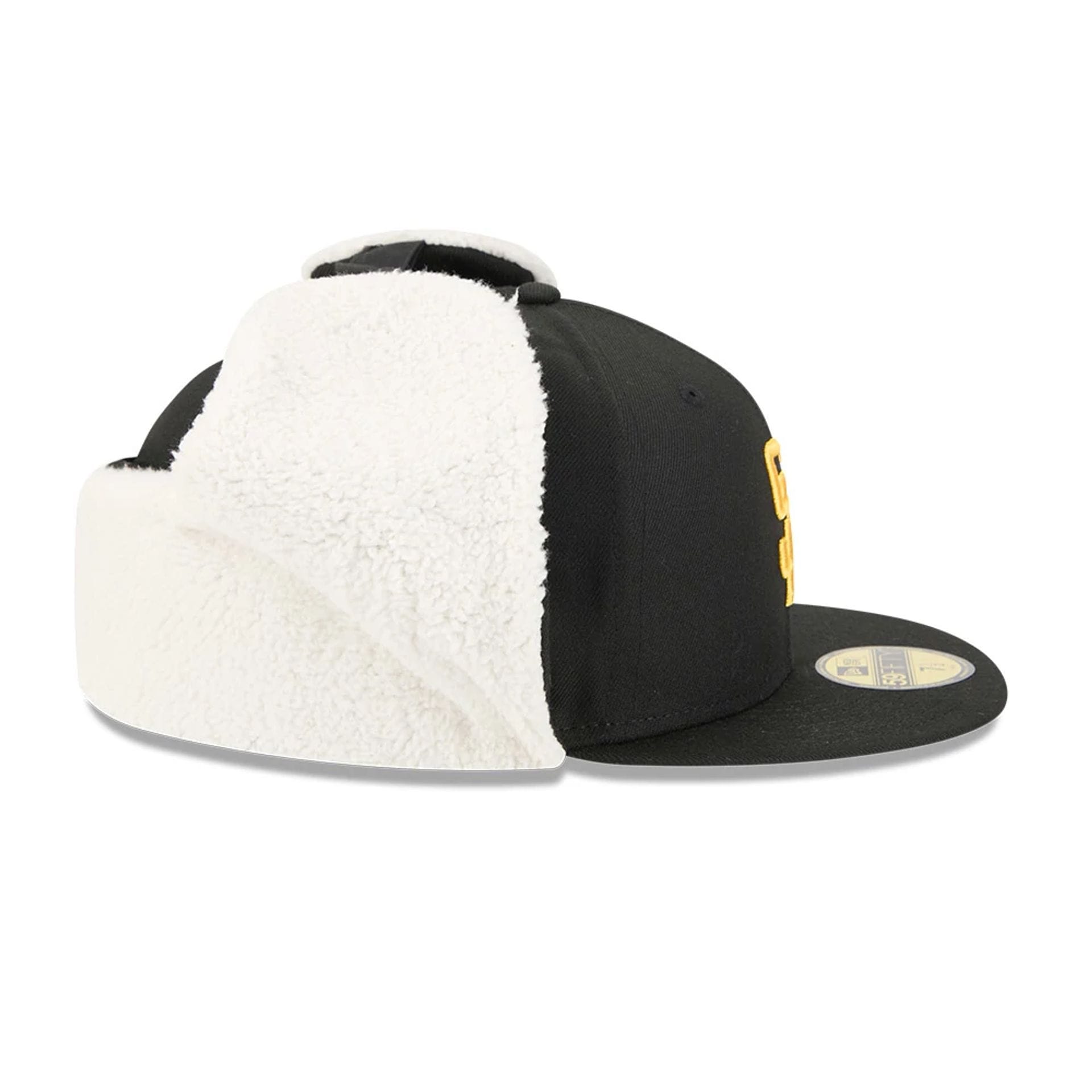 This is a San Diego Padres MLB Classic Black Dogear 59FIFTY Fitted Cap 7