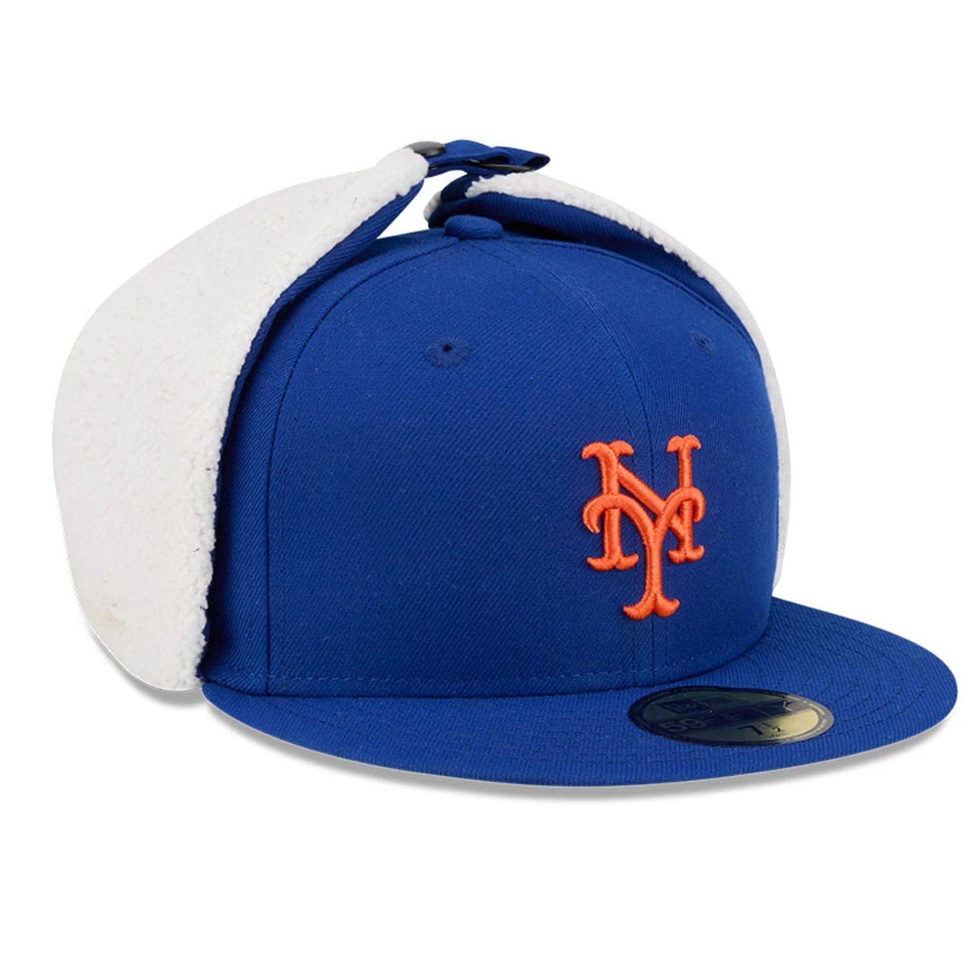This is a New York Mets MLB Classic Blue Dogear 59FIFTY Fitted Cap 4