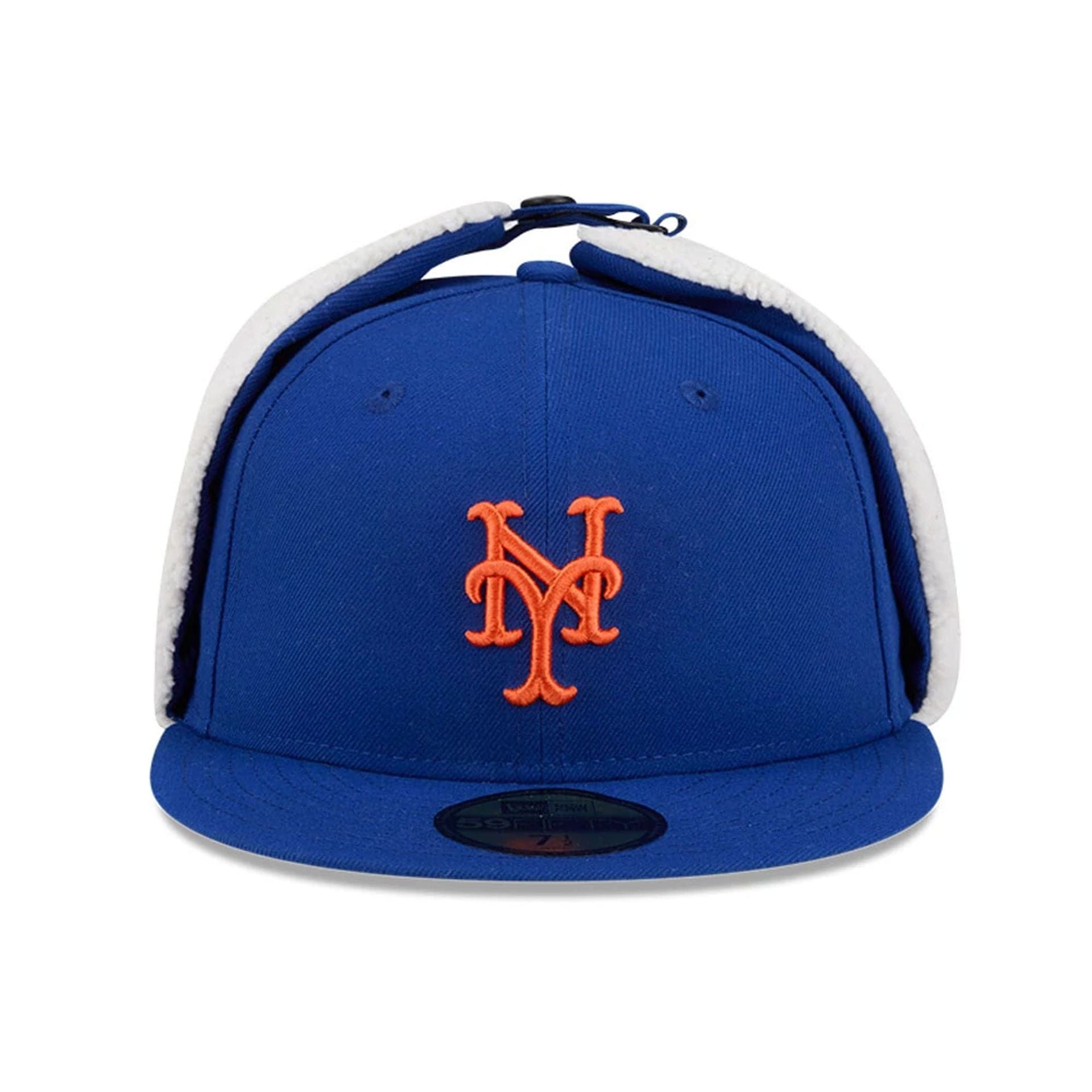 This is a New York Mets MLB Classic Blue Dogear 59FIFTY Fitted Cap 3