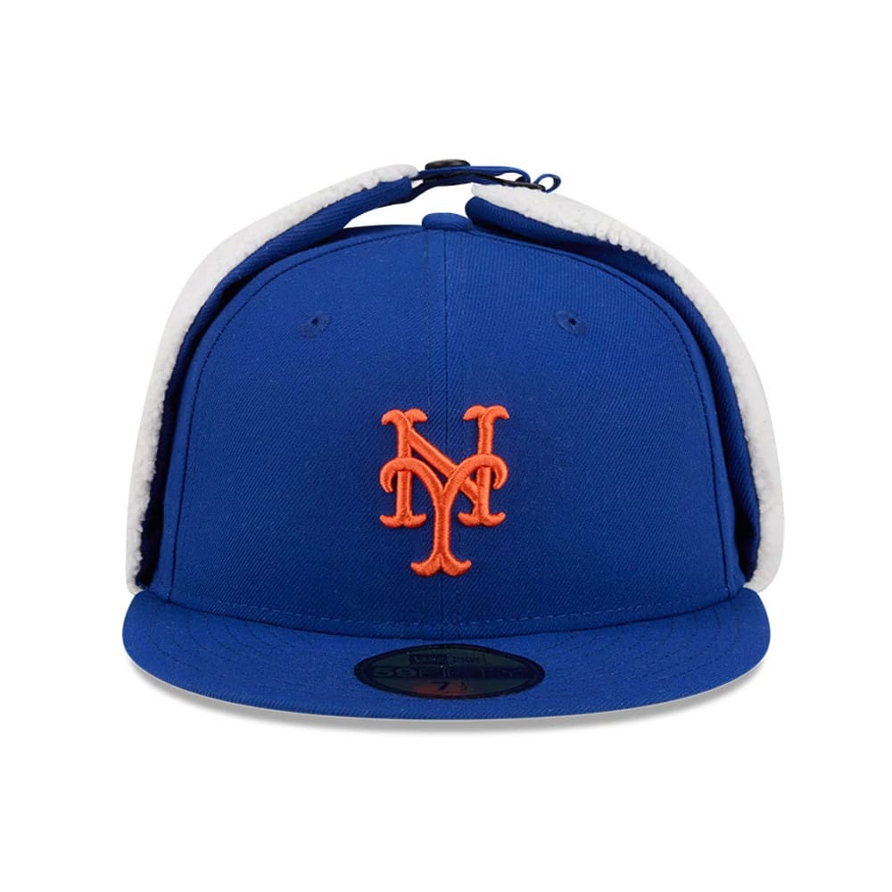 This is a New York Mets MLB Classic Blue Dogear 59FIFTY Fitted Cap 3