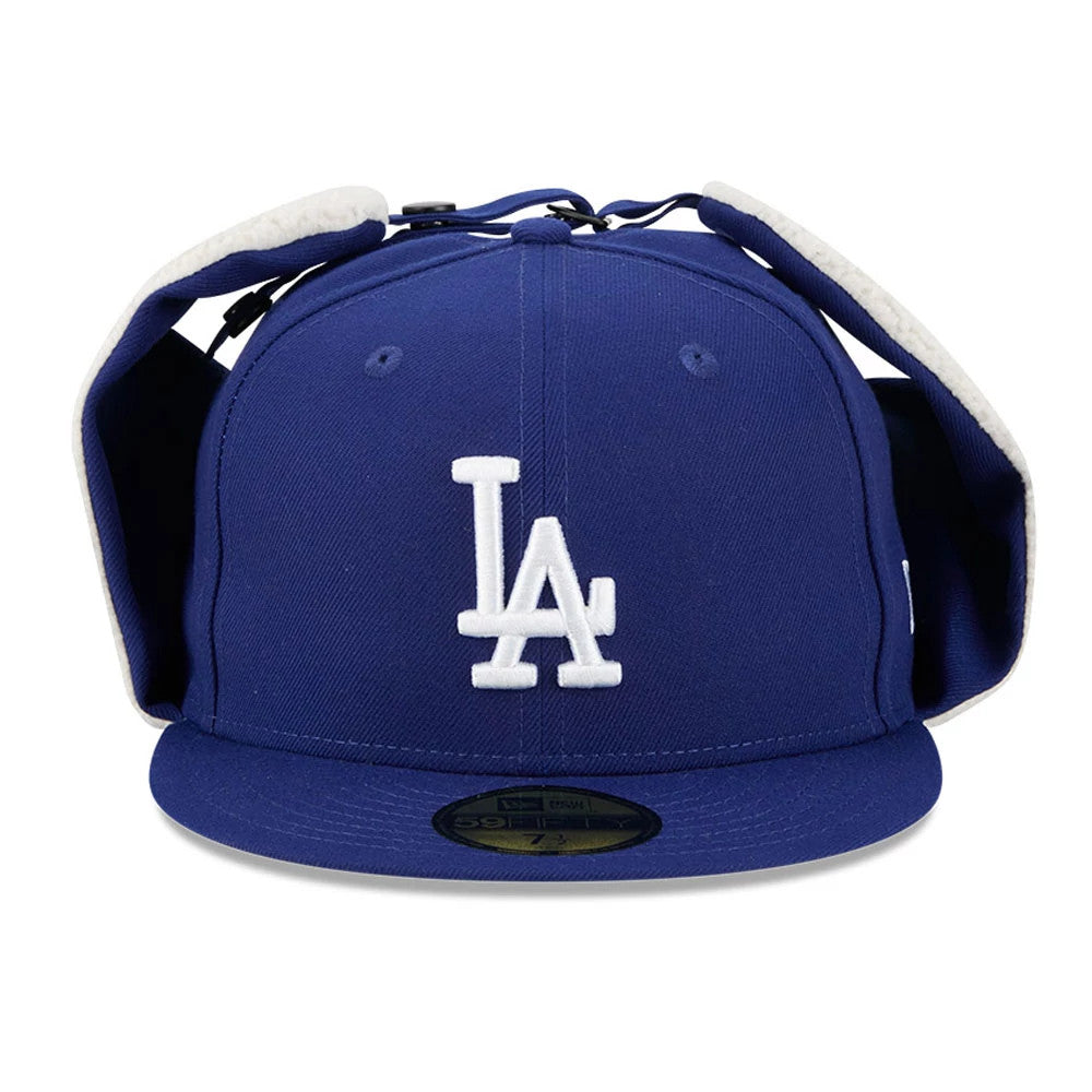 This is a LA Dodgers MLB Classic Dark Blue Dogear 59FIFTY Fitted Cap 4