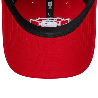 This is a New Era London Red 9TWENTY Adjustable Cap 7