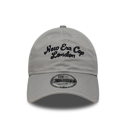 This is a New Era London Grey 9TWENTY Adjustable Cap 2
