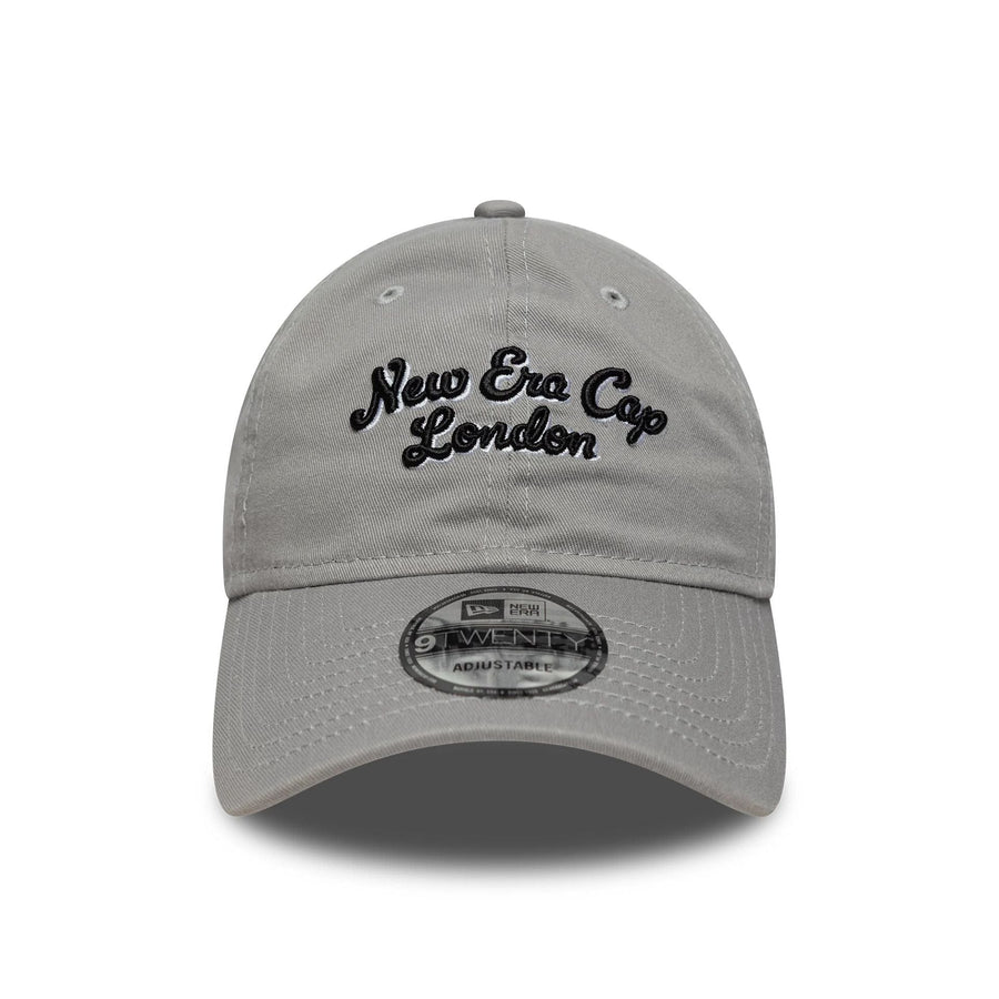 This is a New Era London Grey 9TWENTY Adjustable Cap 2