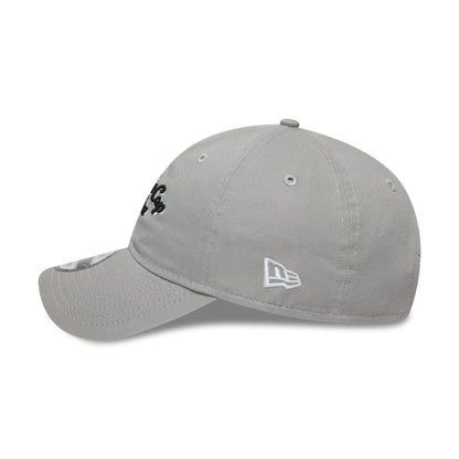 This is a New Era London Grey 9TWENTY Adjustable Cap 4