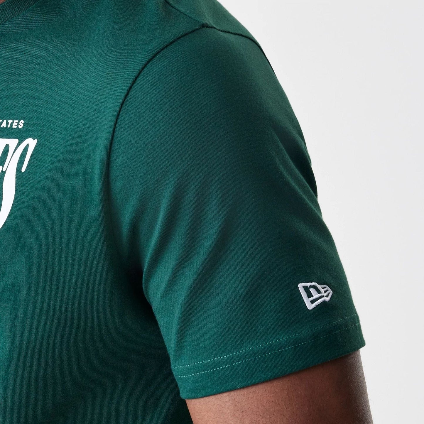 The Male model is wearing LA Dodgers MLB Script Graphic Dark Green T-Shirt  6