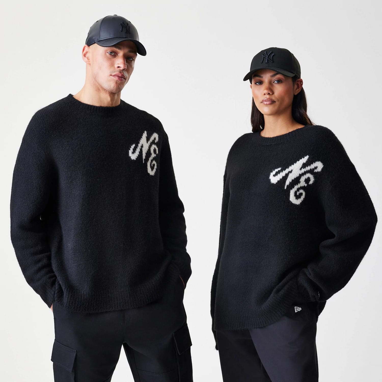 NEW ERA セーター New Era Knit Black Knitted Sweater | NEC EU