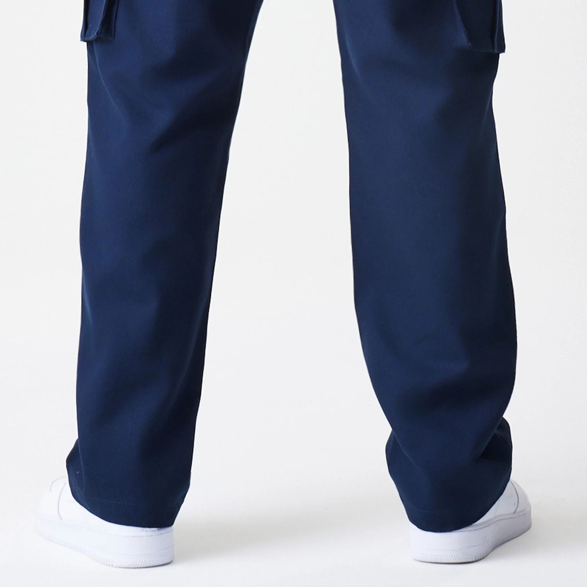 New Era Navy Straight Leg Cargo Trousers | NEC EU