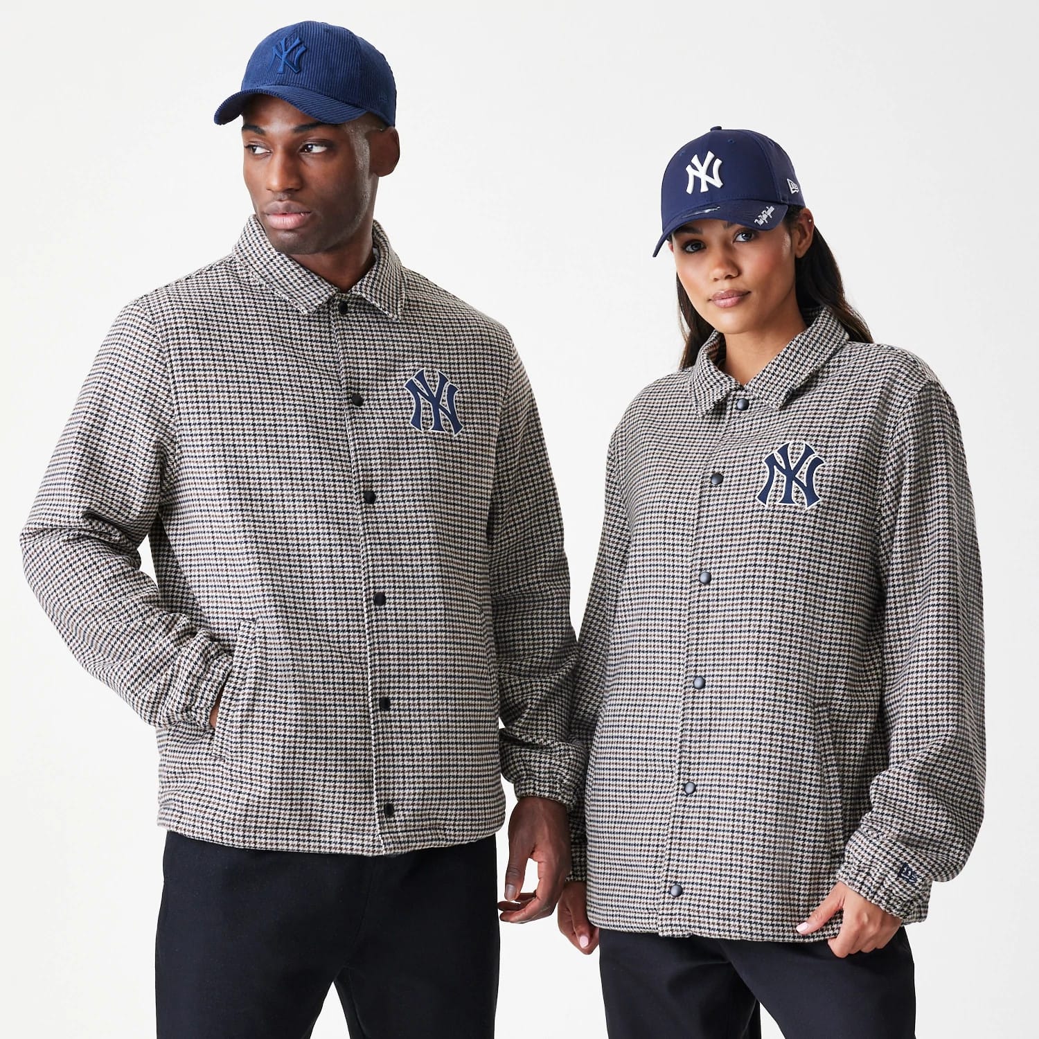 MLB Check New York Yankees Brown Jacket | NEC EU