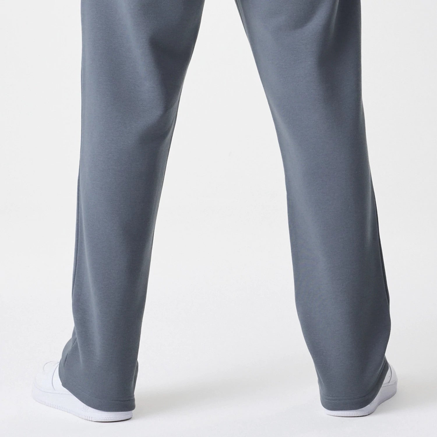 The Male model is wearing LA Lakers NBA Linear Dark Grey Straight Leg Joggers 3