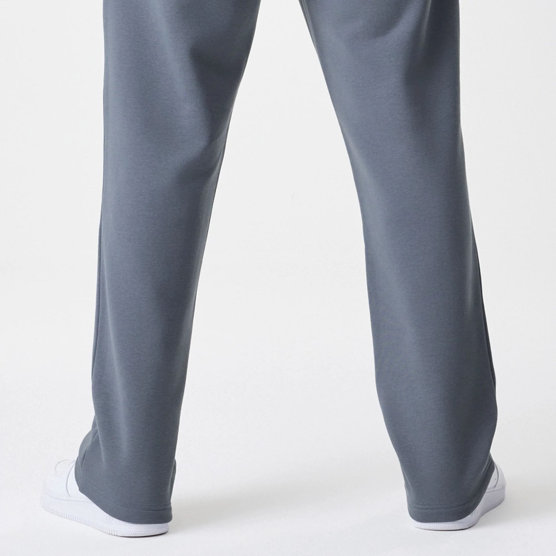 The Male model is wearing LA Lakers NBA Linear Dark Grey Straight Leg Joggers 3