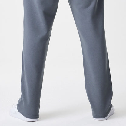 The Male model is wearing LA Lakers NBA Linear Dark Grey Straight Leg Joggers 3