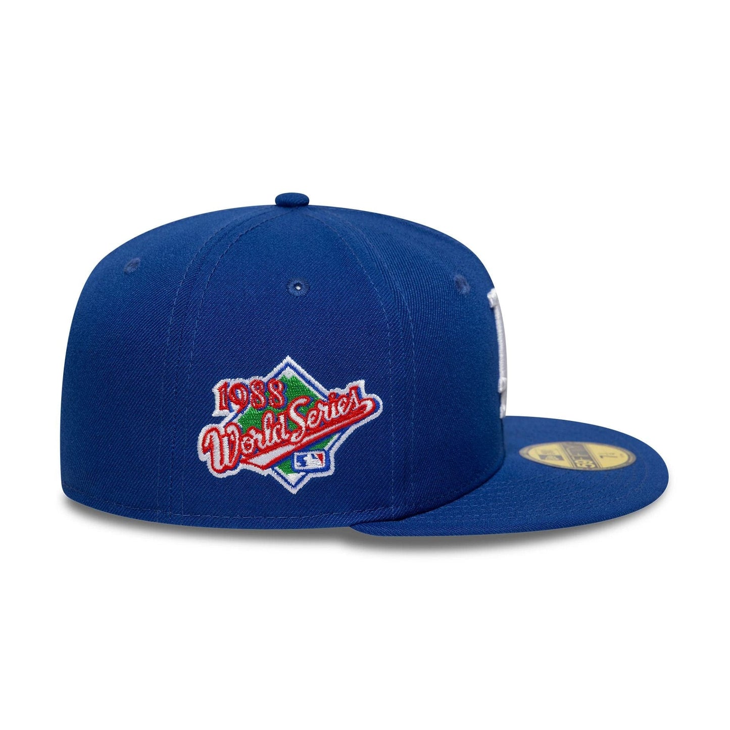 This is a LA Dodgers MLB Poly Kanji Blue 59FIFTY Fitted Cap 5