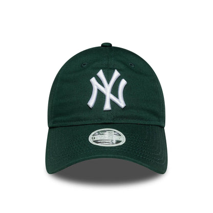 This is a New York Yankees Womens MLB League Essential Dark Green 9TWENTY Adjustable Cap 2