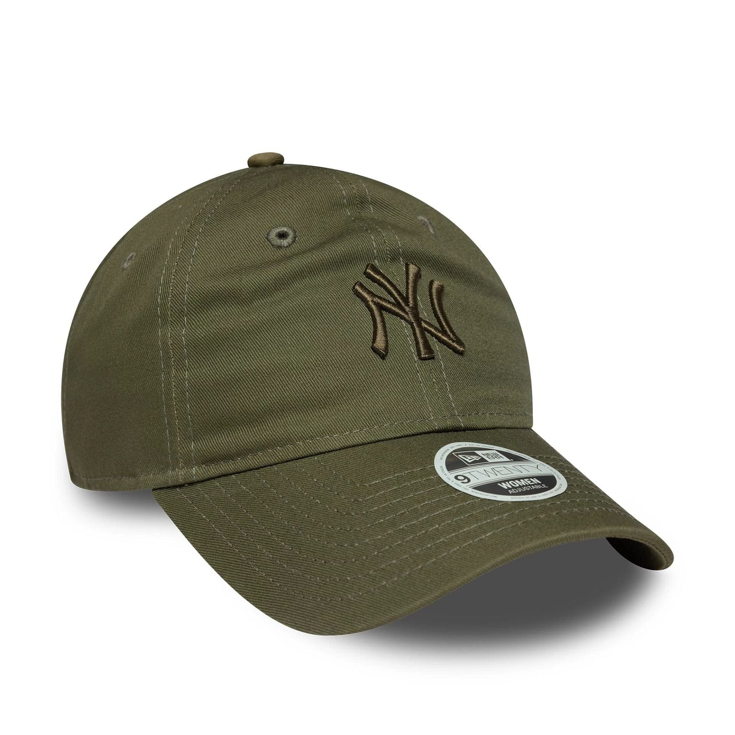 This is a New York Yankees Womens MLB League Essential Midi Dark Green 9TWENTY Adjustable Cap 3