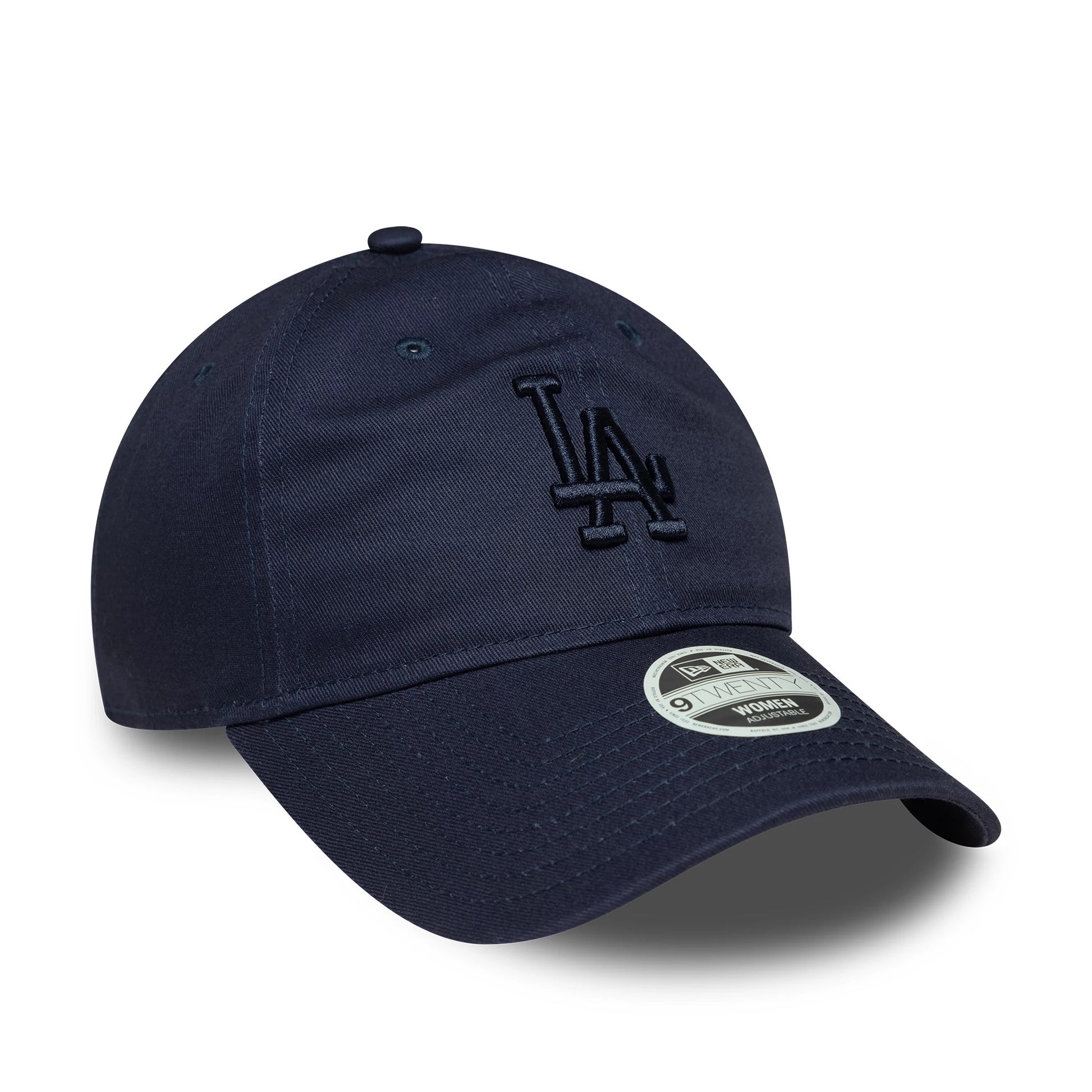 This is a LA Dodgers Womens MLB League Essential Midi Navy 9TWENTY Adjustable Cap 3