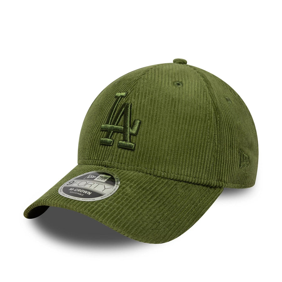 This is a LA Dodgers MLB Cord Dark Green 9FORTY M-Crown Adjustable Cap 1
