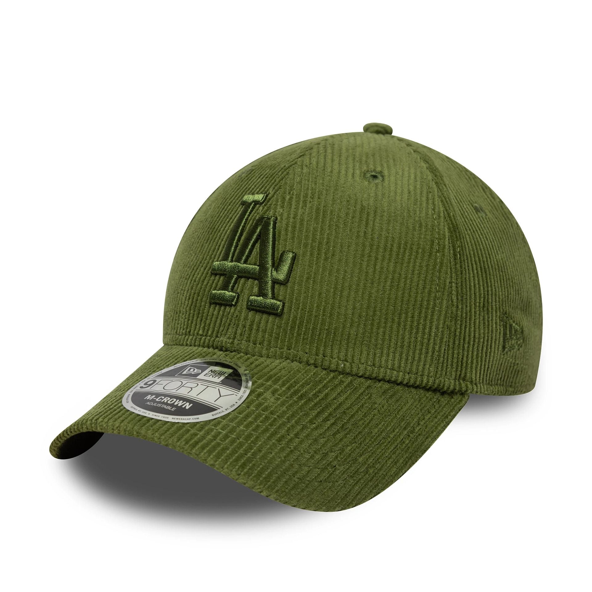 This is a LA Dodgers MLB Cord Dark Green 9FORTY M-Crown Adjustable Cap 1
