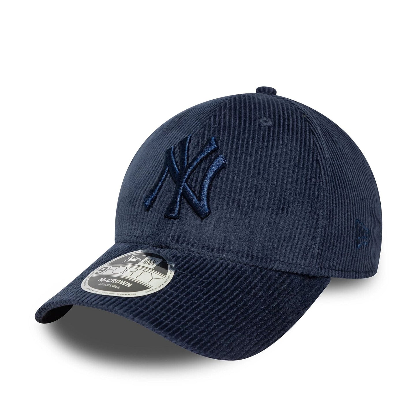 This is a New York Yankees MLB Cord Navy 9FORTY M-Crown Adjustable Cap 1