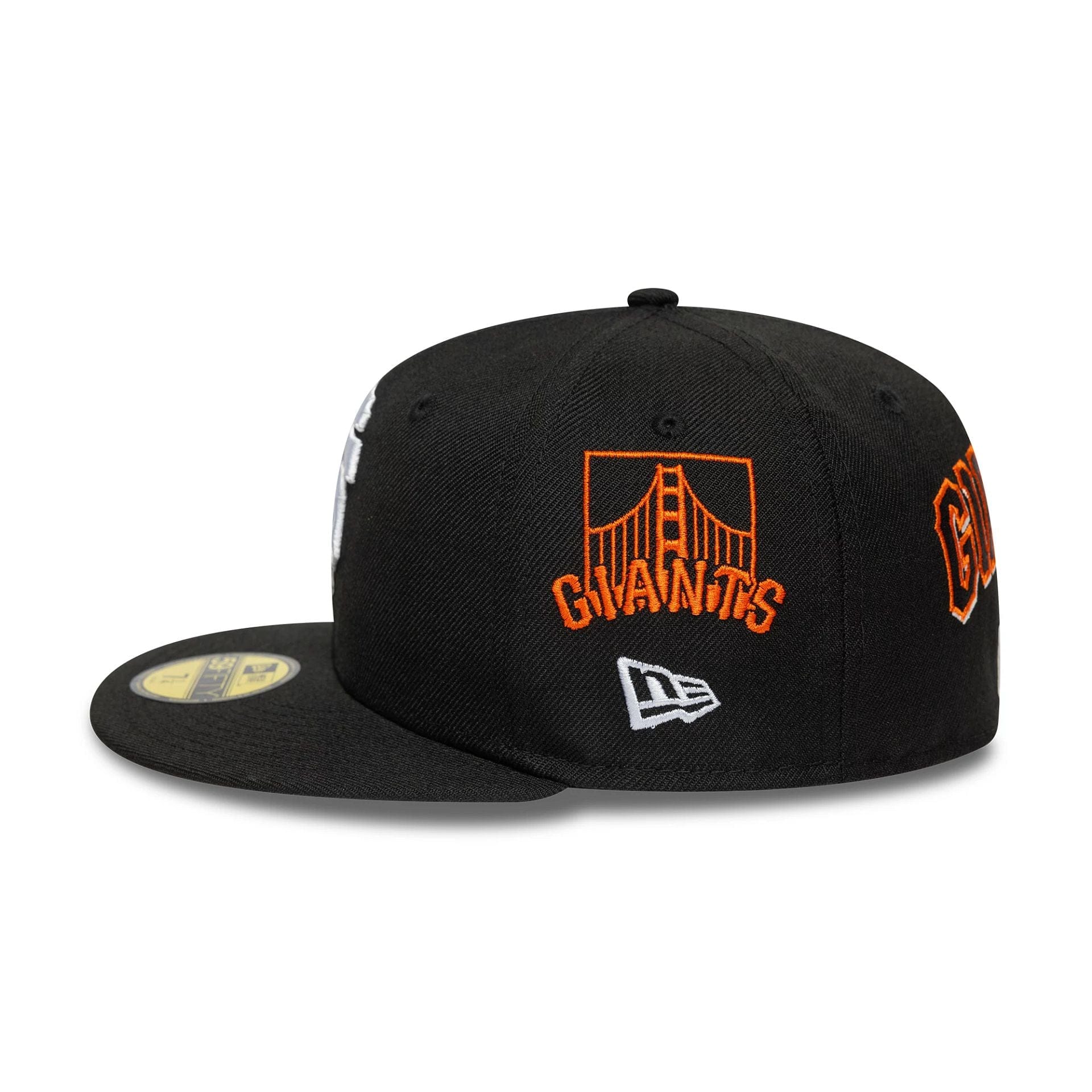 This is a San Francisco Giants MLB Seasonal Black 59FIFTY Fitted Cap 6