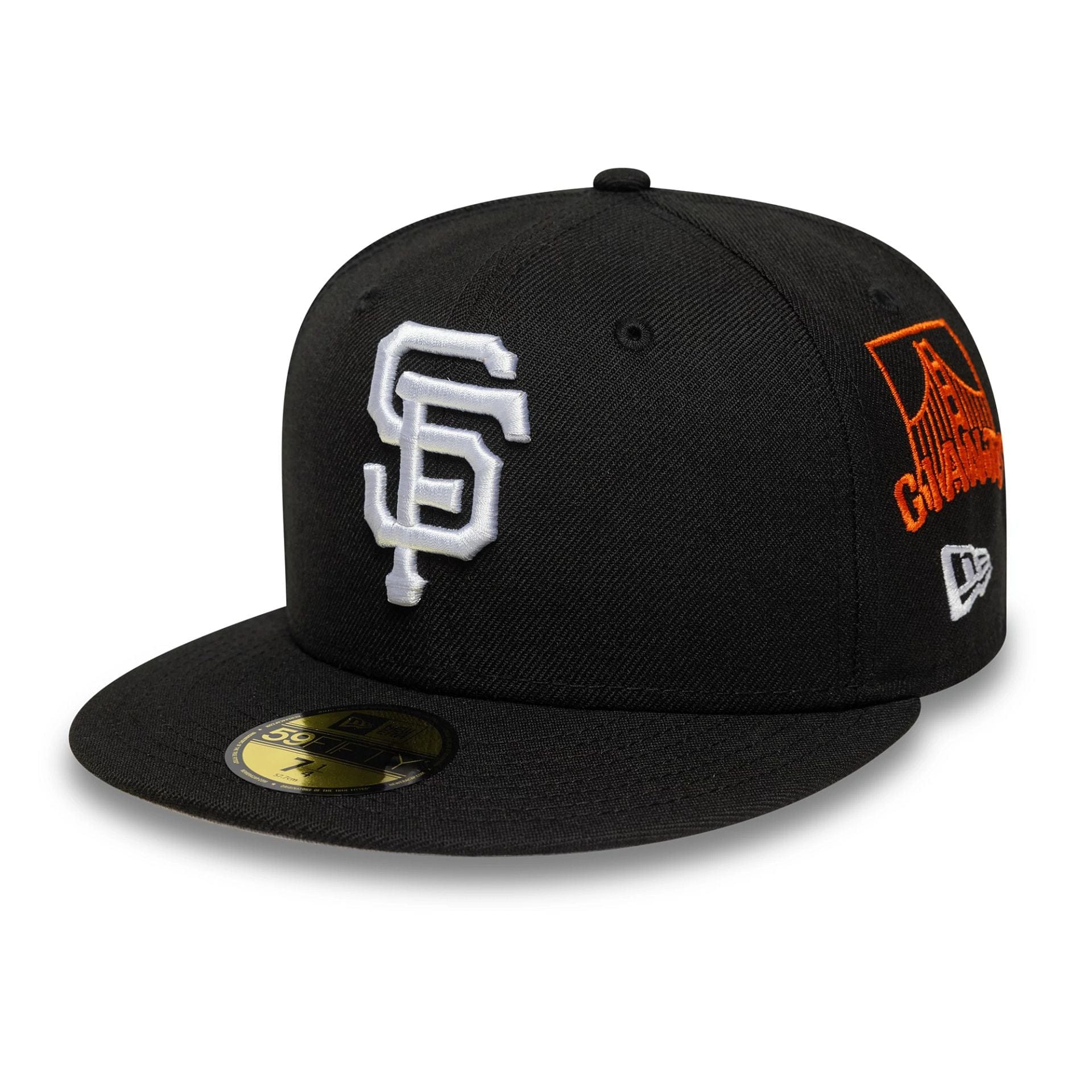 This is a San Francisco Giants MLB Seasonal Black 59FIFTY Fitted Cap 3