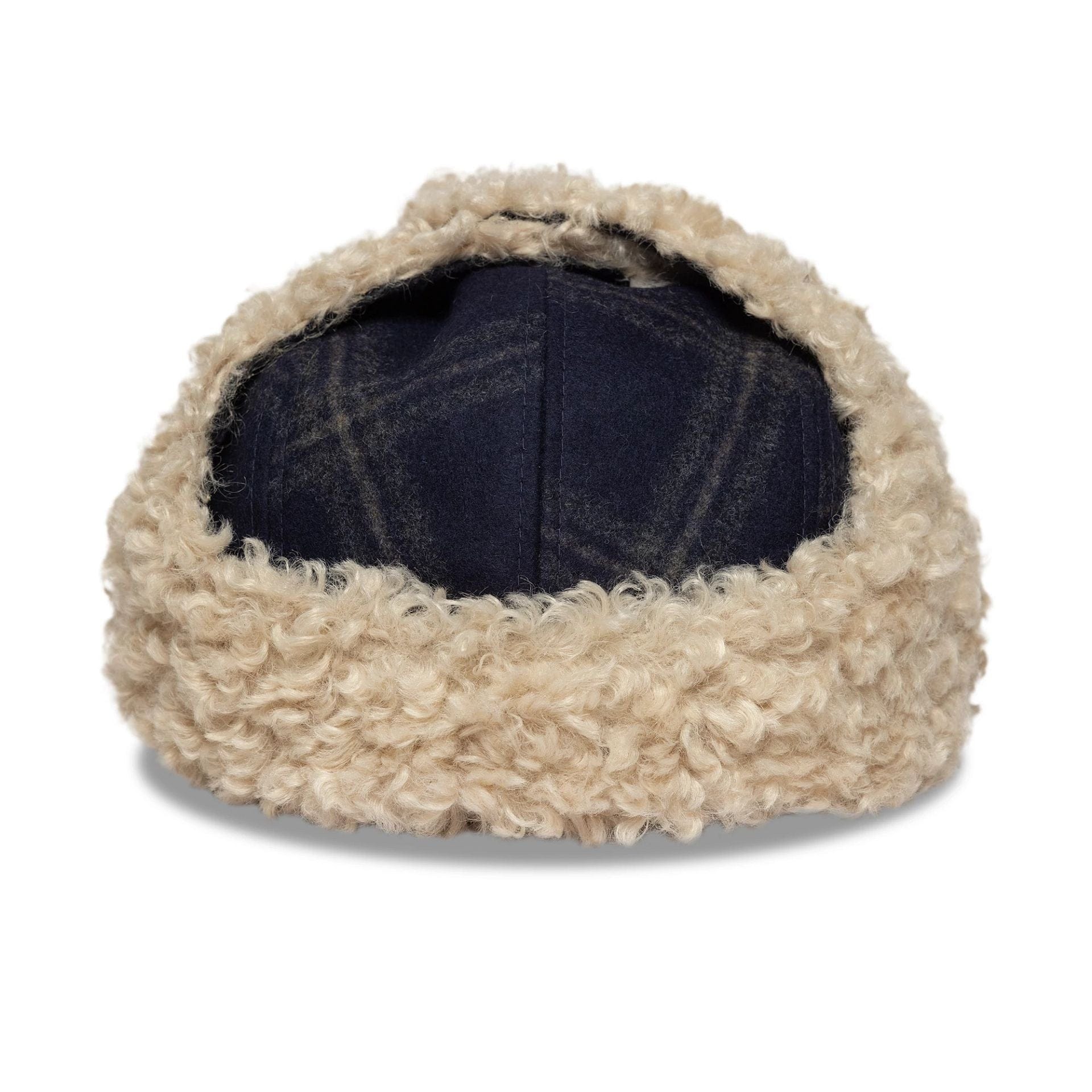 This is a New Era Loden Navy Trapper Hat 7