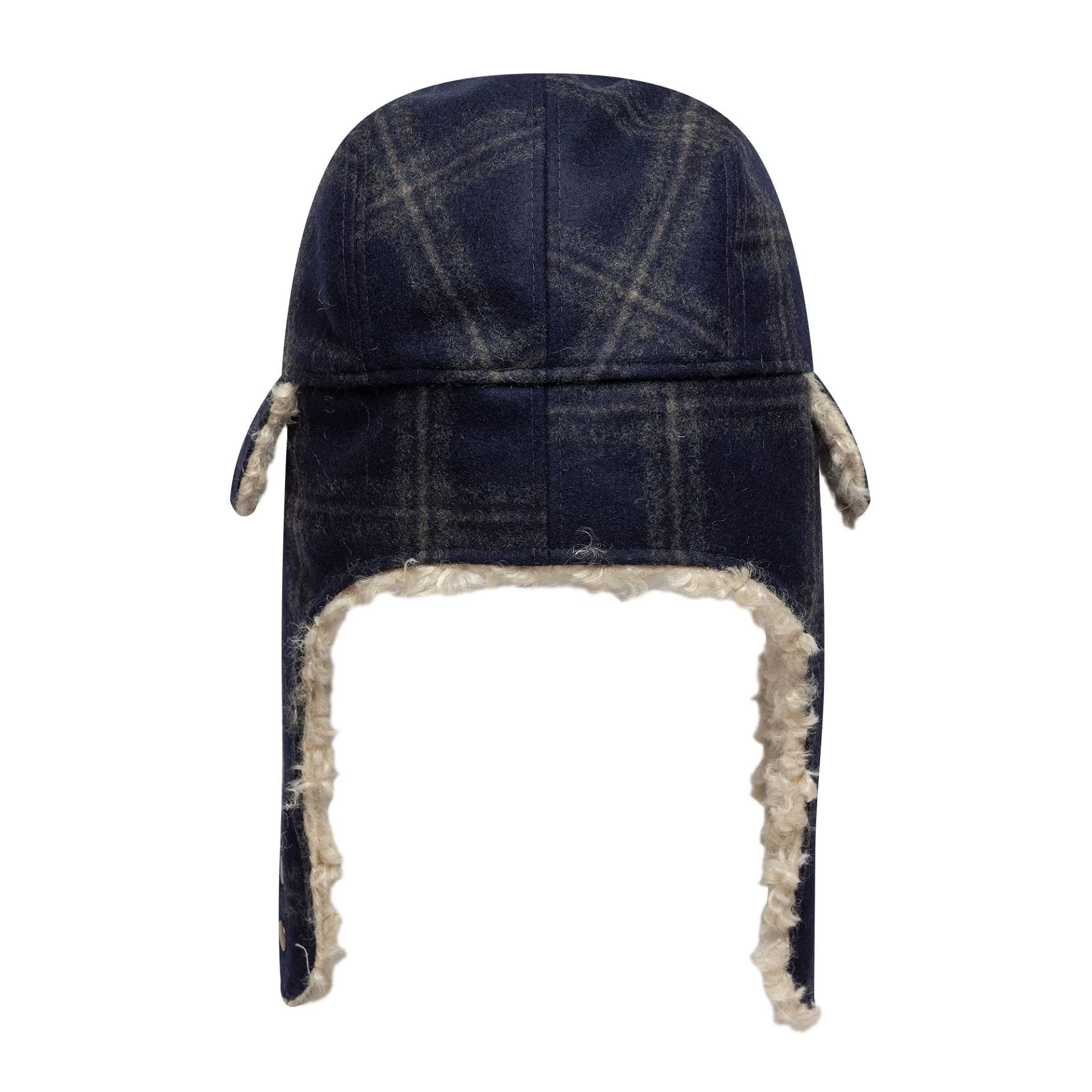 This is a New Era Loden Navy Trapper Hat 8