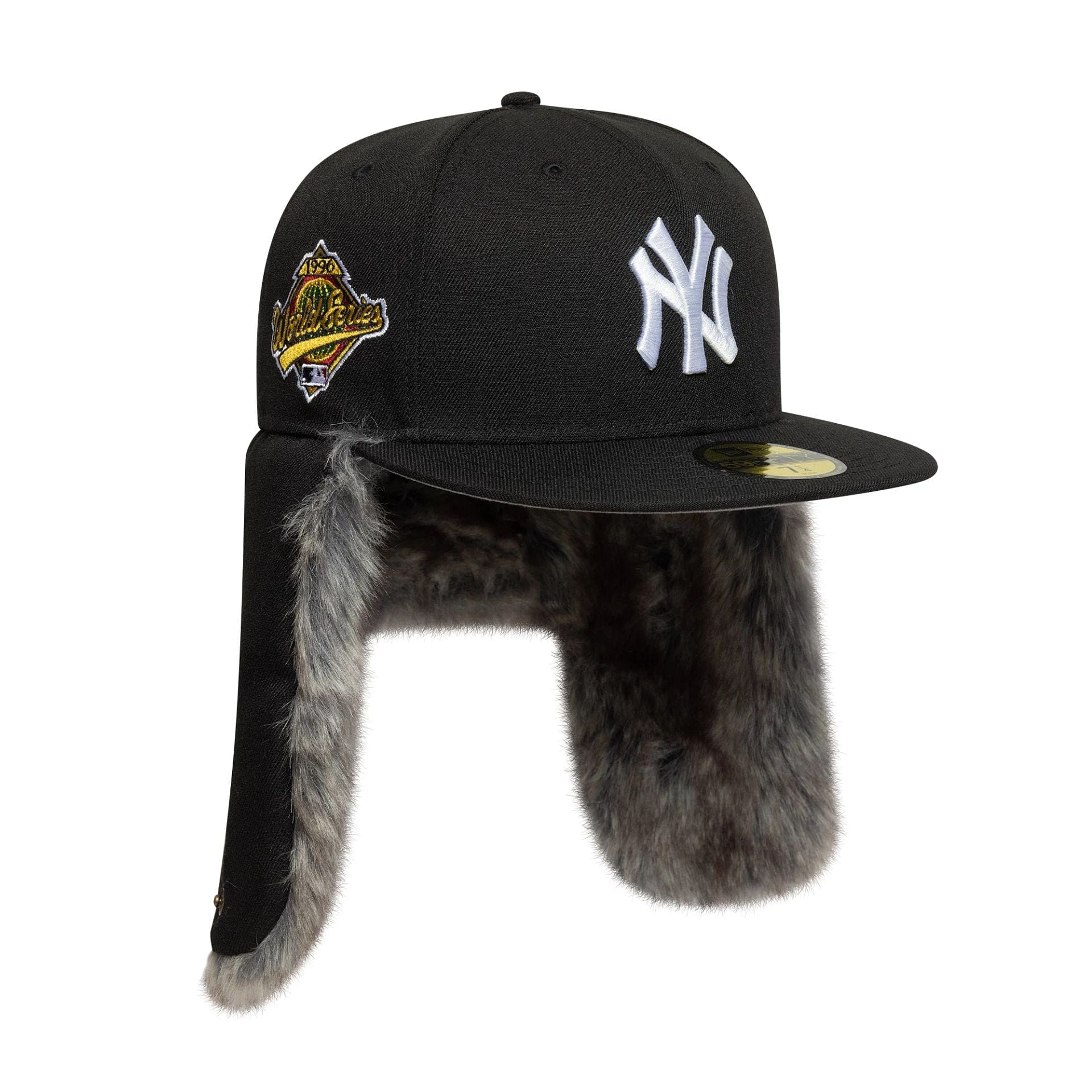 This is a New York Yankees MLB World Series Black Dogear 59FIFTY Fitted Cap 6