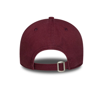 This is a  Womens New Era Dark Red 9TWENTY A-Frame Adjustable Cap 4