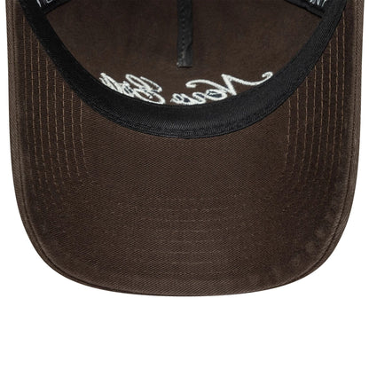 This is a  Womens New Era Dark Brown 9TWENTY A-Frame Adjustable Cap 5
